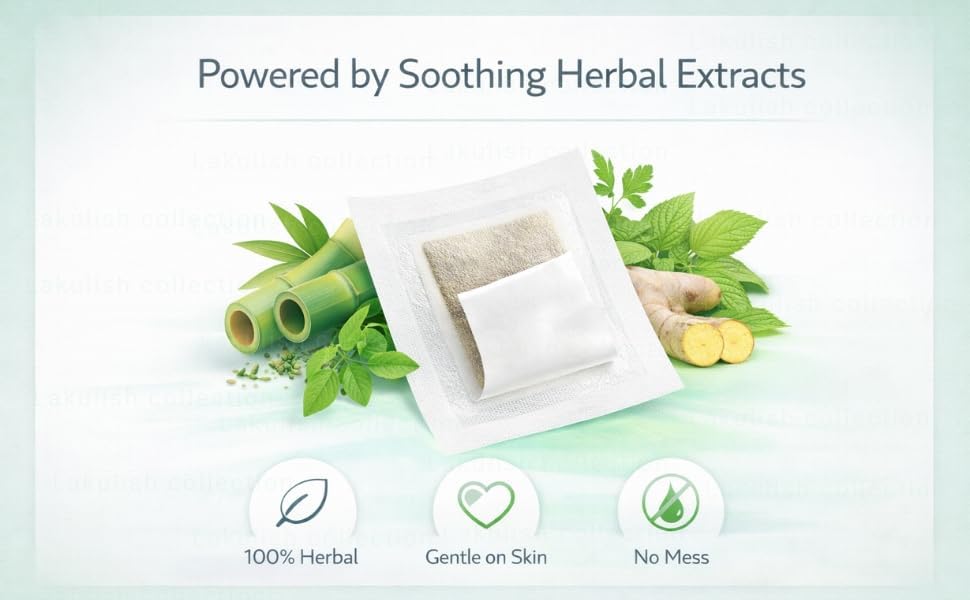 Deep Cleansing Herbal Foot Pads for Full body Detox & Natural Weight Management